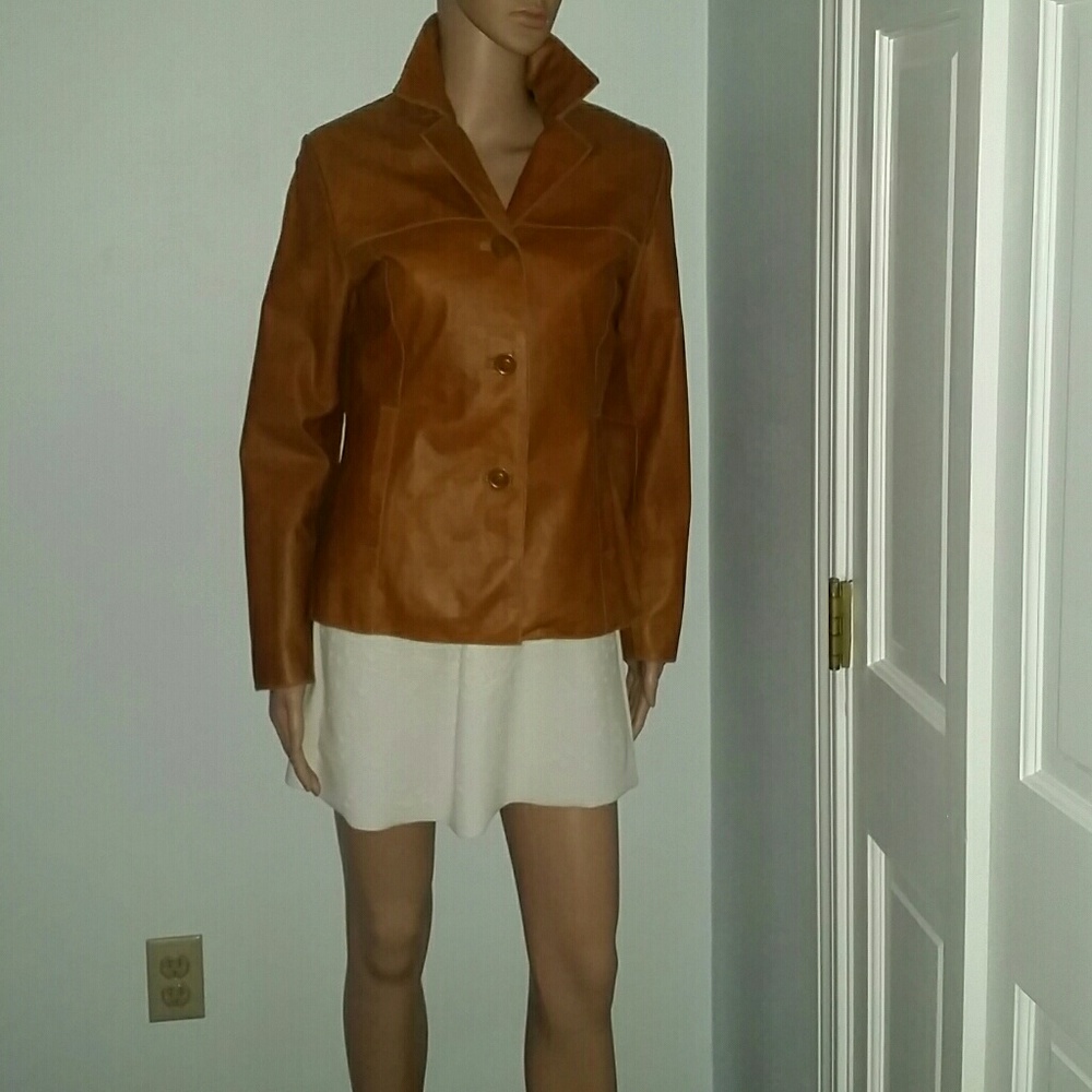 Vintage Mossimo Leather Jacket - image 1